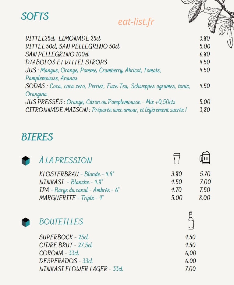 La Factorie — carte page 5