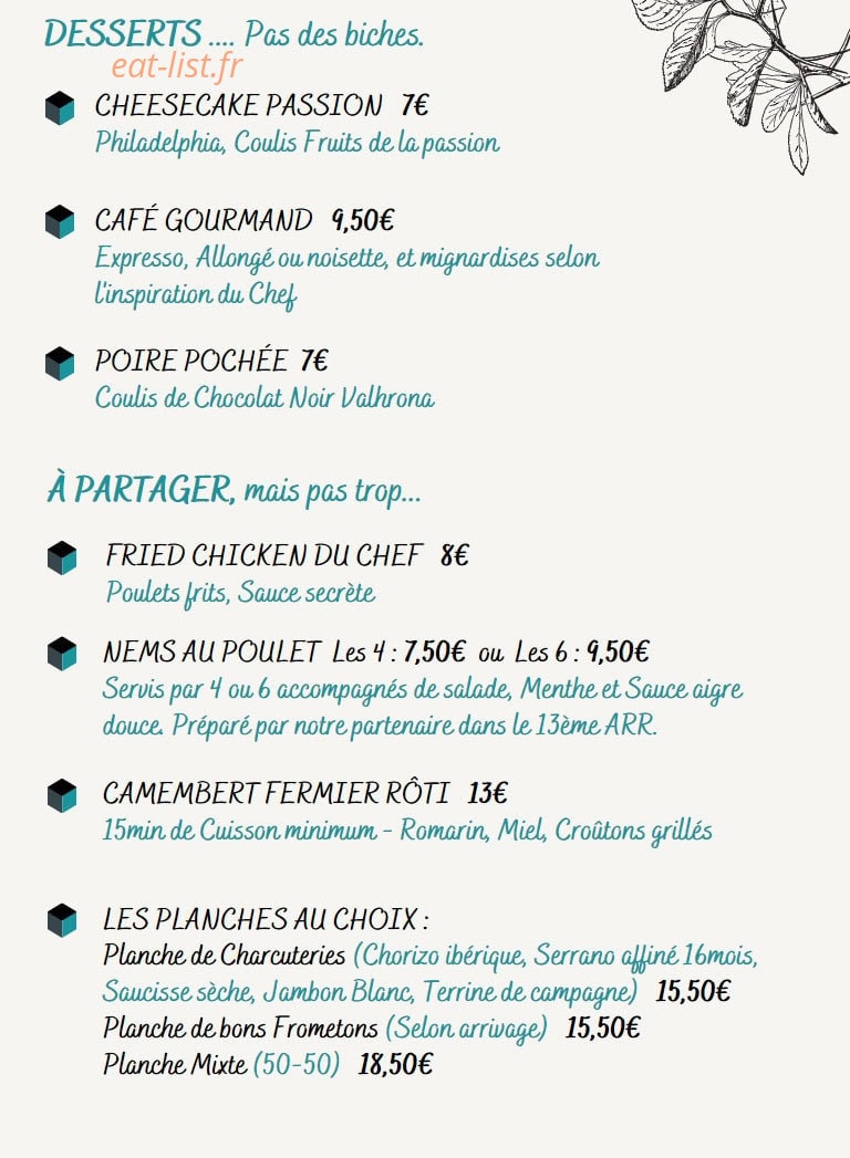 La Factorie — carte page 4