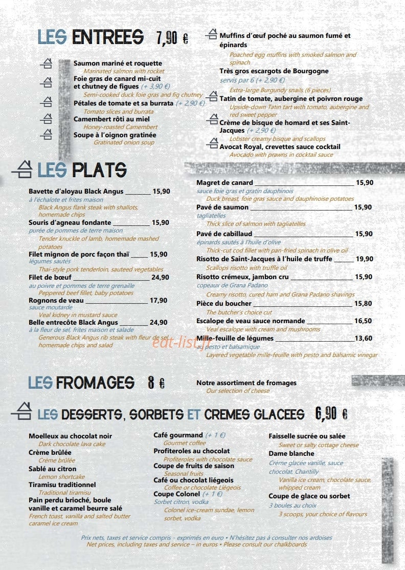 La Nouvelle Etoile — carte page 1