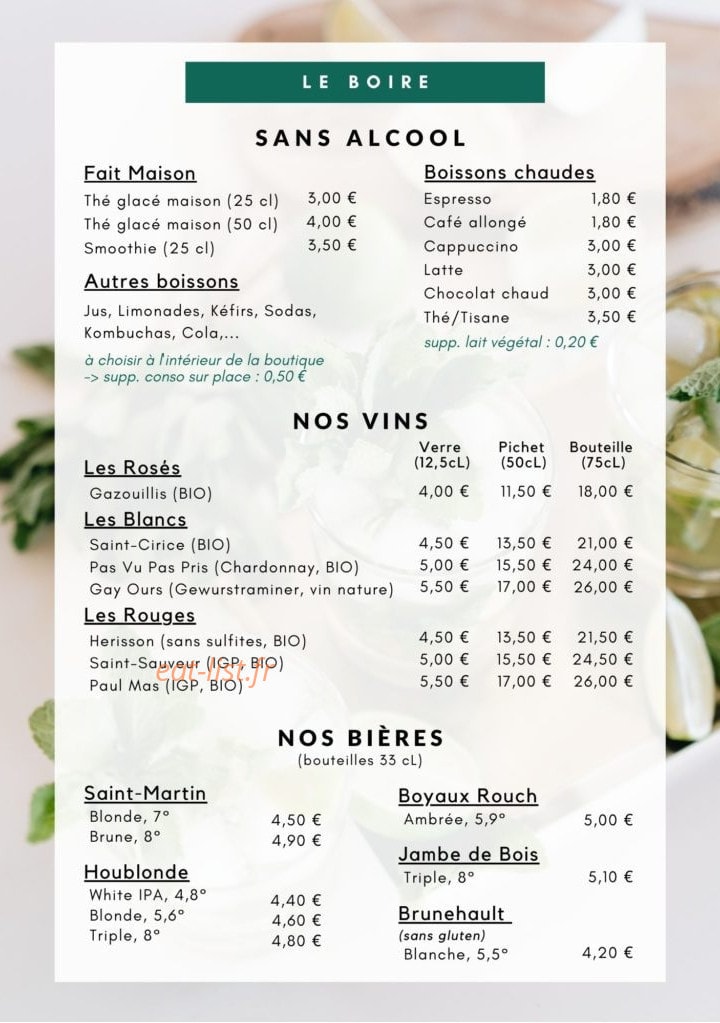 La Récolte Citadine — carte page 3