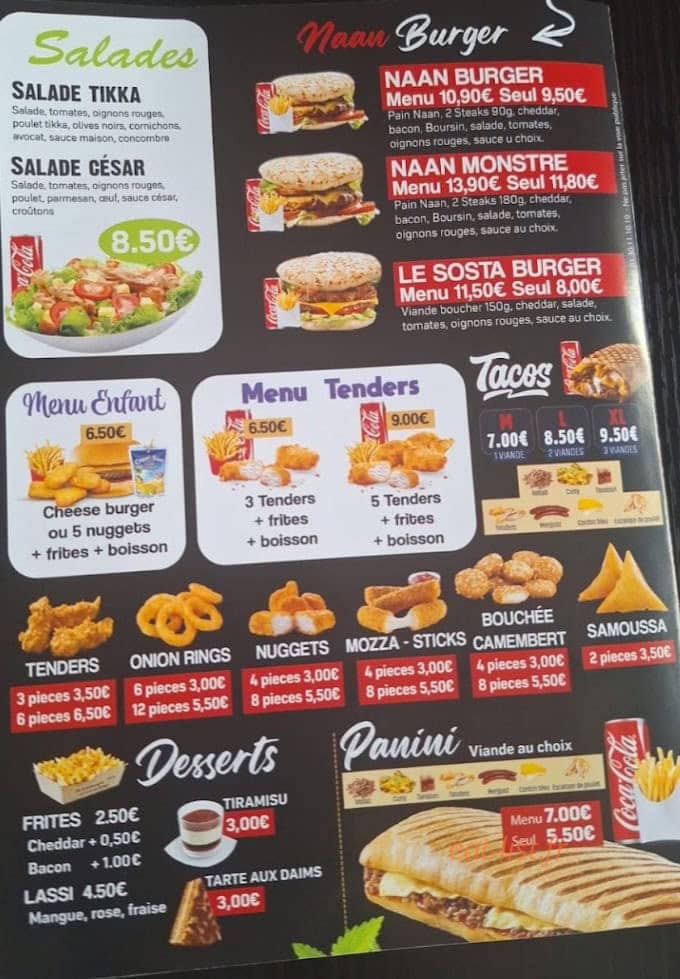 La Sosta — carte page 4