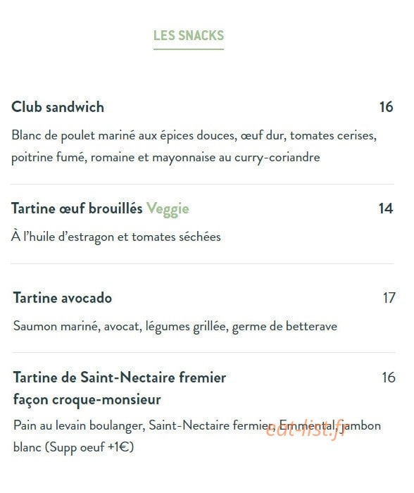 La Villa Gambetta — carte page 6