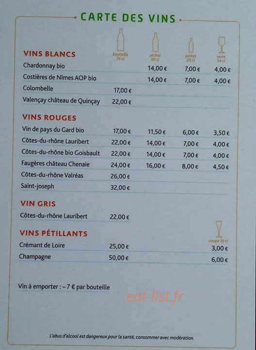 Le Jardin — carte page 2