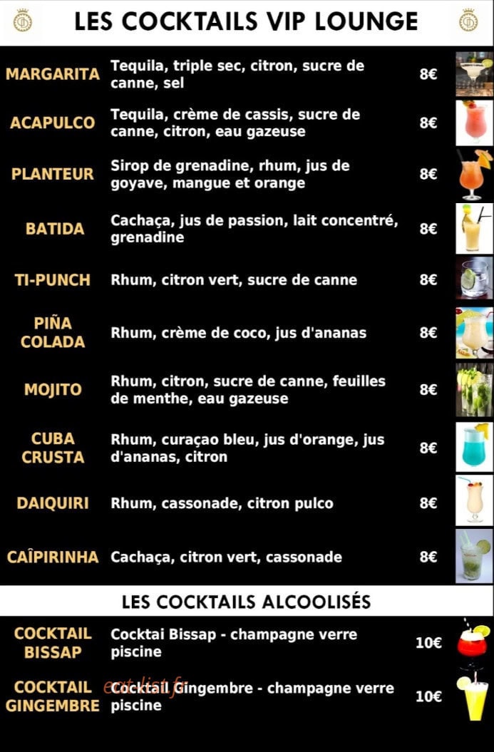 Le Kwabo Lounge — carte page 3