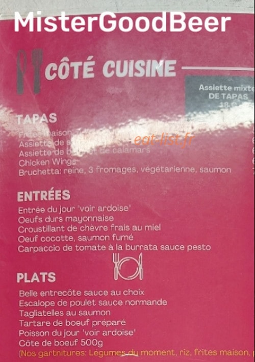 Le Mathurin — carte page 1