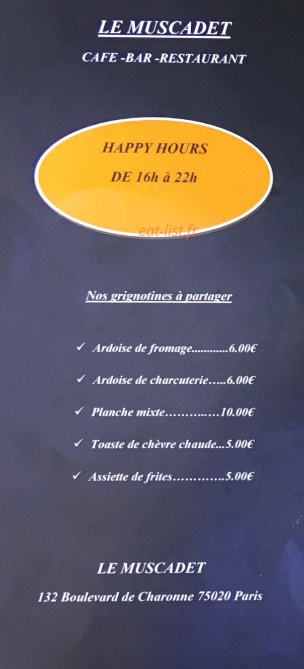 Le Muscadet — carte page 3