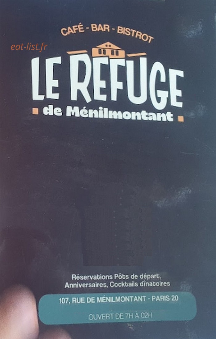 Le Refuge — carte page 1