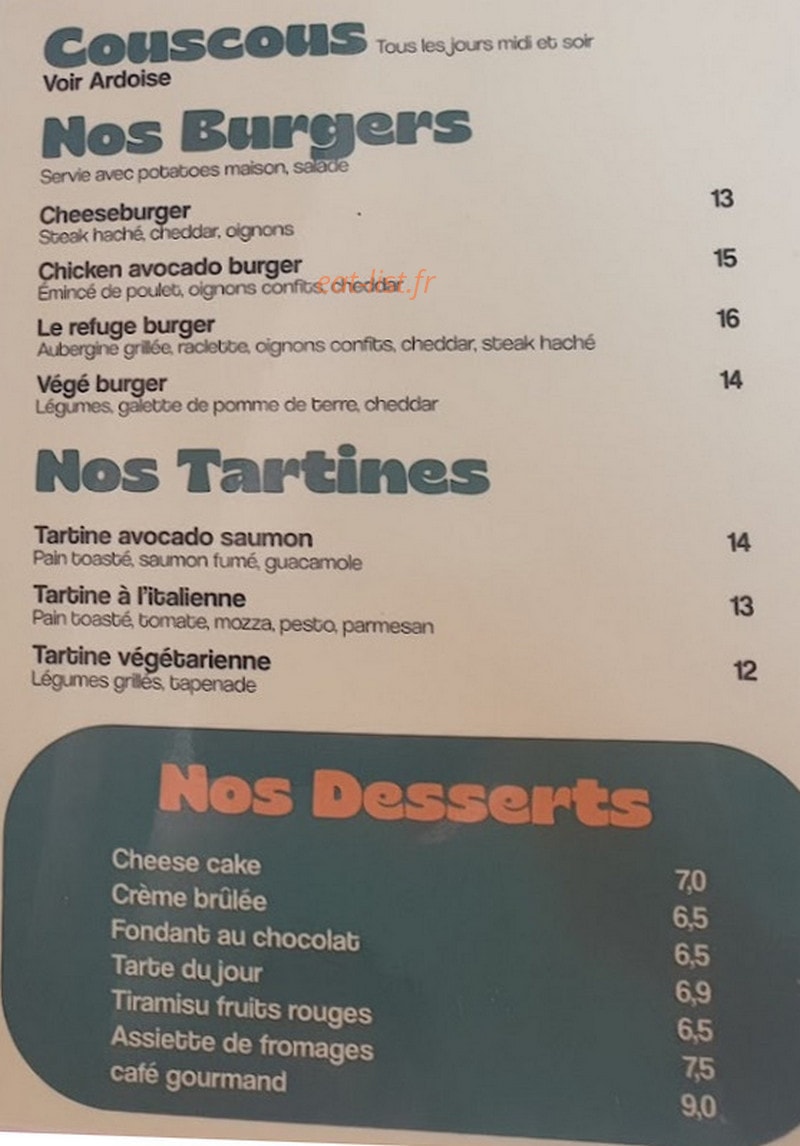 Le Refuge — carte page 3