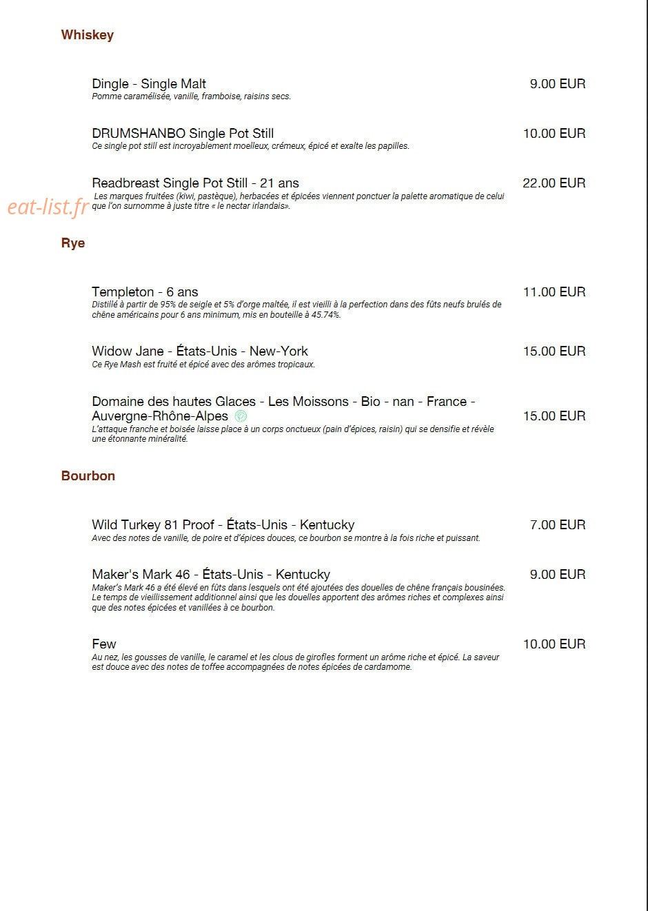 Le rouge aux lèvres — carte page 10