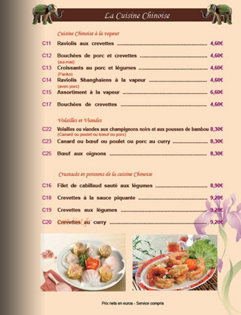 Le Royal Bangkok — carte page 11