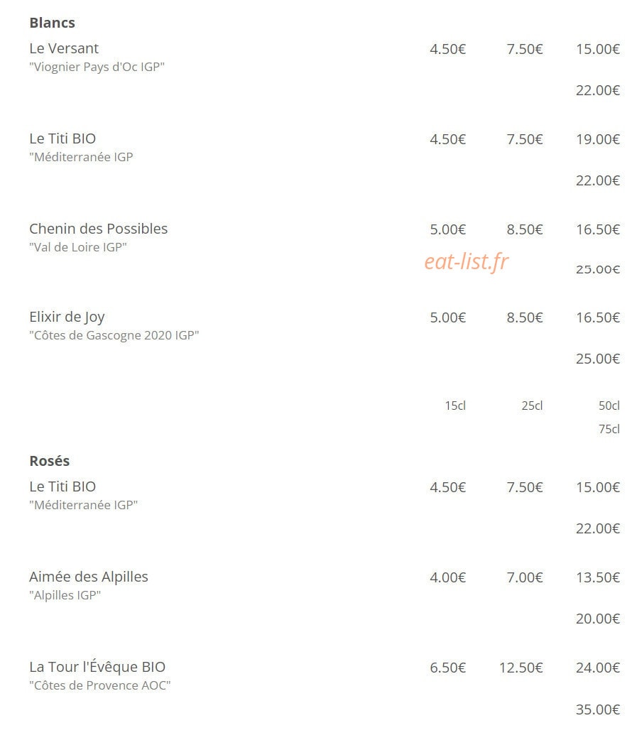 Le Zéphyr — carte page 10