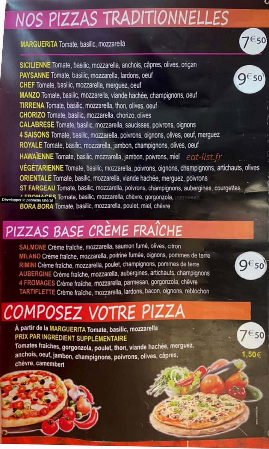 Les Orangeres — carte page 1