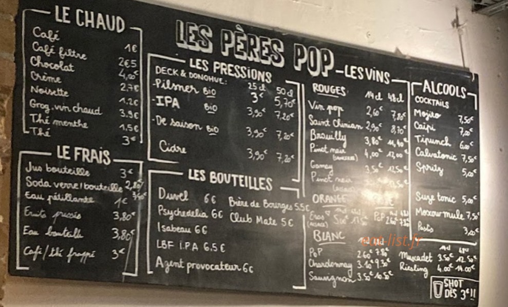 Les Pères PoPulaires — carte page 2