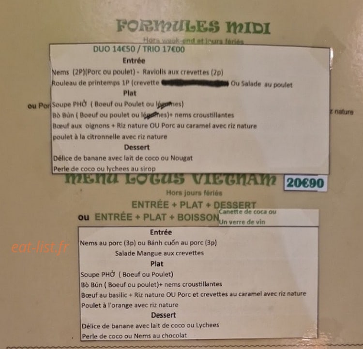 Lotus Vietnam — carte page 1