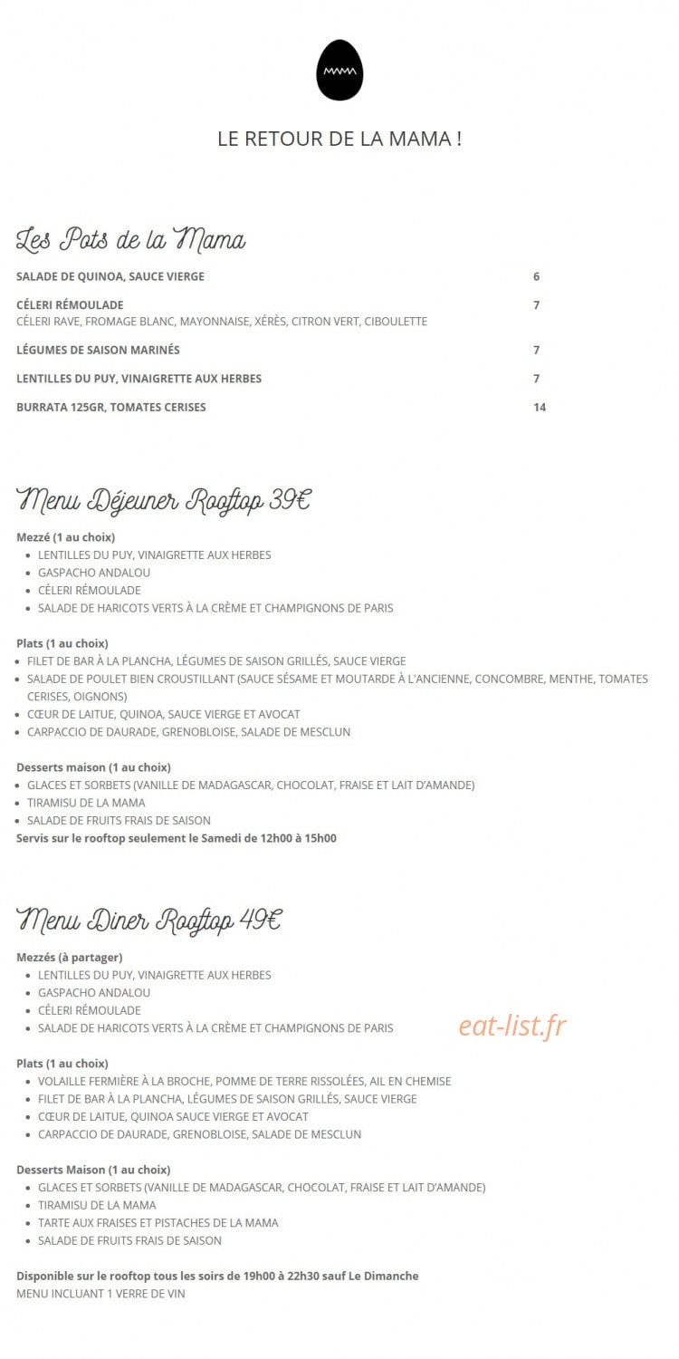 Mama Shelter — carte page 9