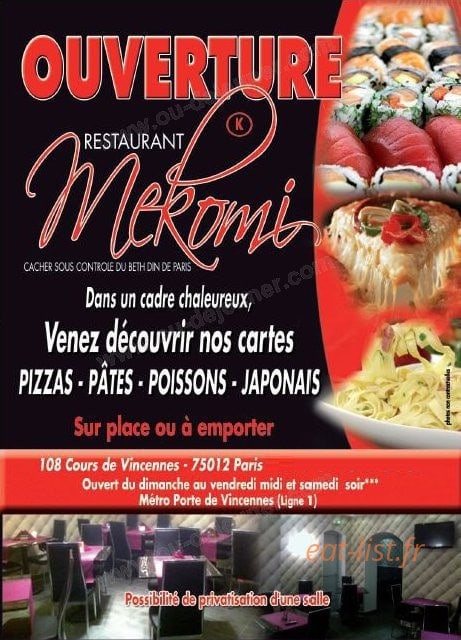 Mekomi — carte page 1