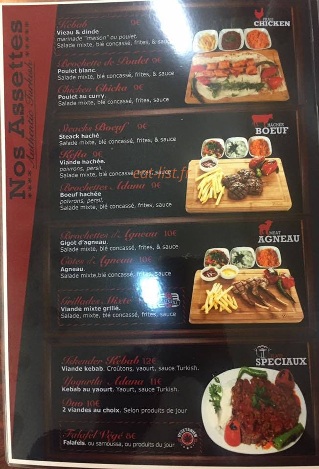 Memo Grill — carte page 3