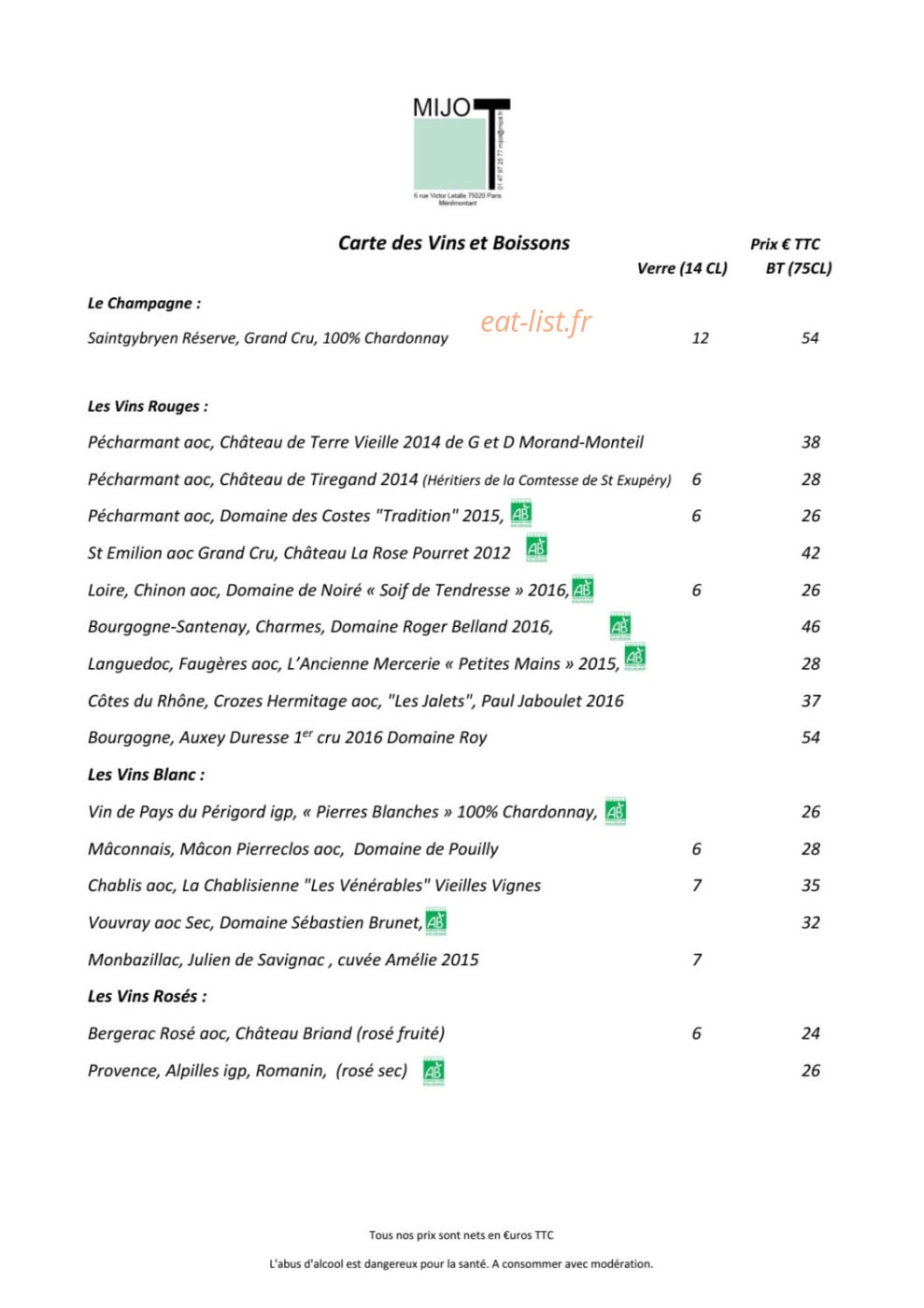 Mijo T — carte page 2