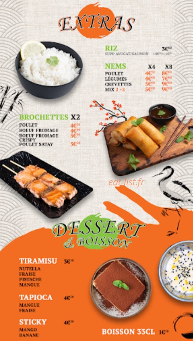 My Thaï — carte page 3