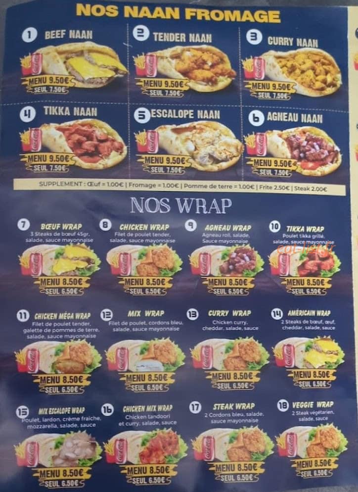 New Chicken Express — carte page 2
