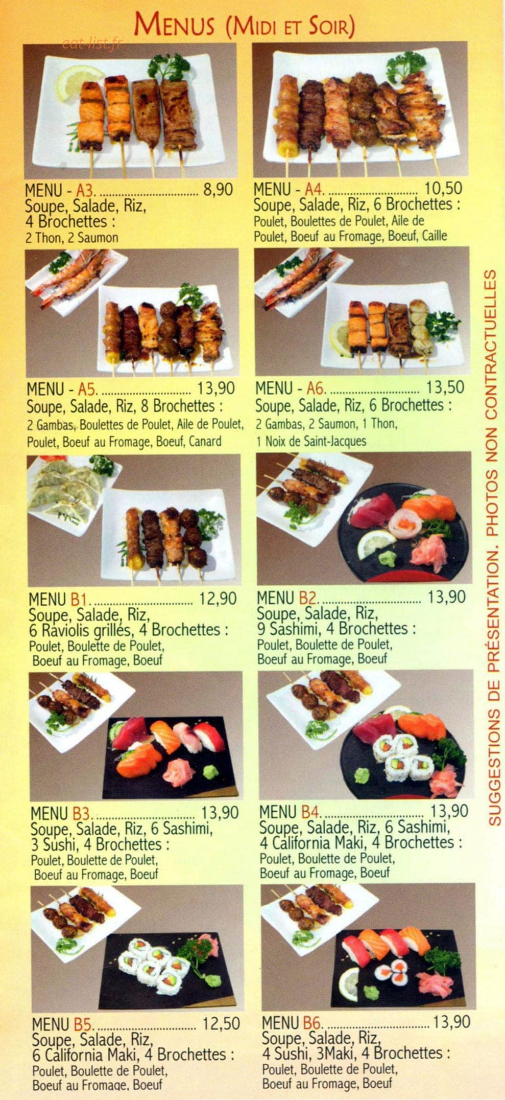 New Jioko — carte page 3