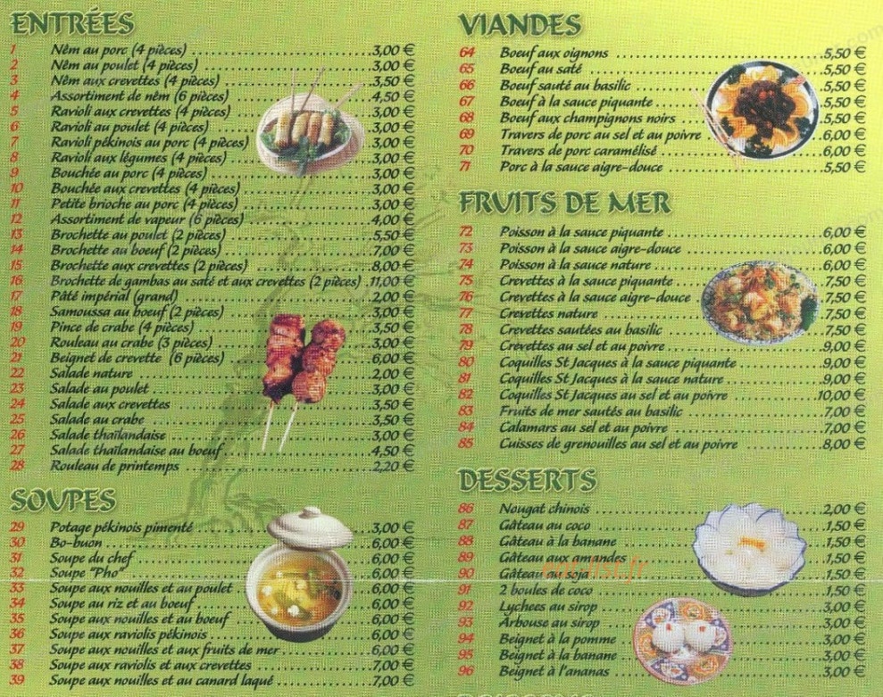 Nouveau au délices d'or — carte page 3