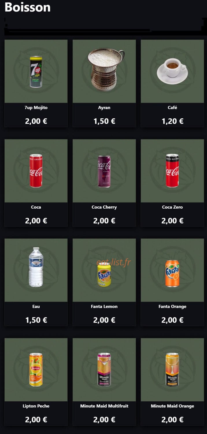 Nuts Döner — carte page 5