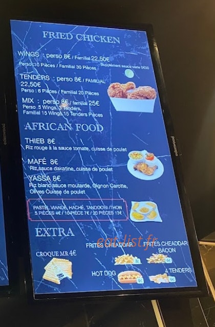 O’gourmet — carte page 2