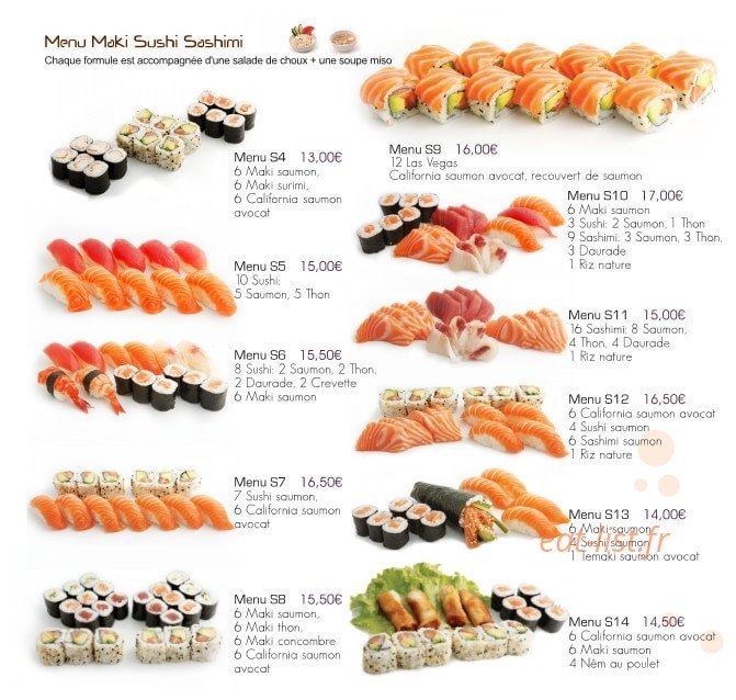 Oky Sushi — carte page 5