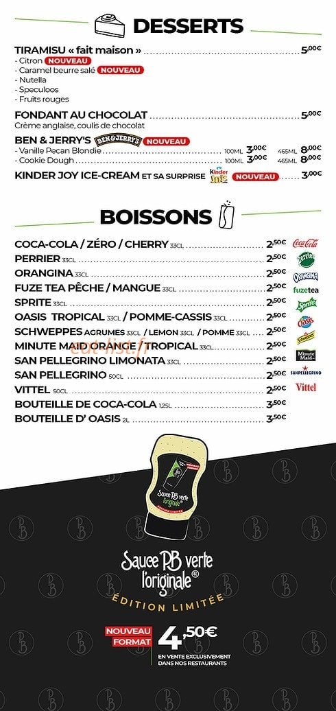 PB Poulet Braisé — carte page 4