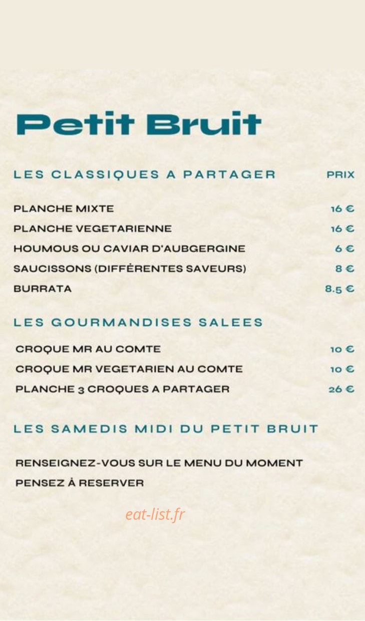 Petit Bruit — carte page 3