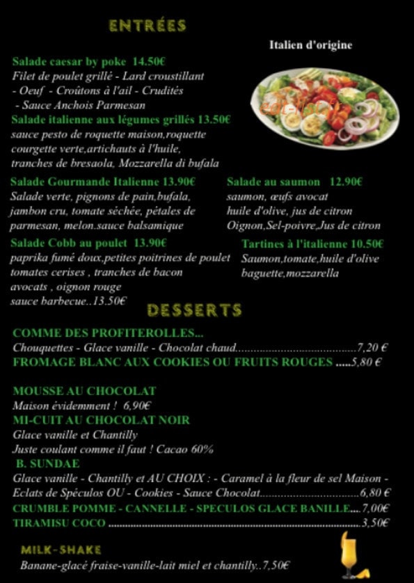 Poke Burger — carte page 3