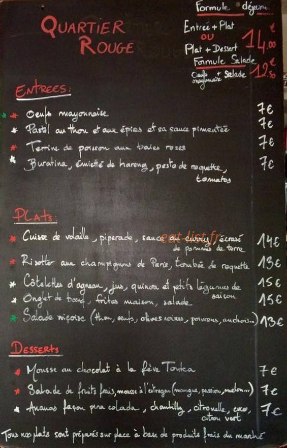 Quartier Rouge — carte page 1