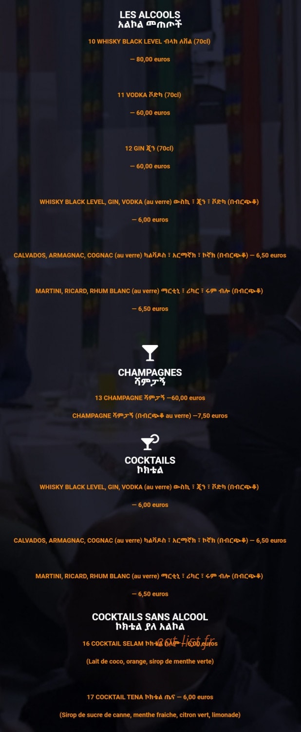 Restaurant Enat — carte page 8