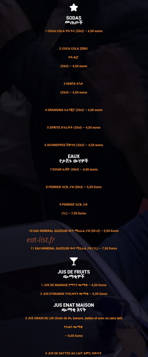 Restaurant Enat — carte page 9