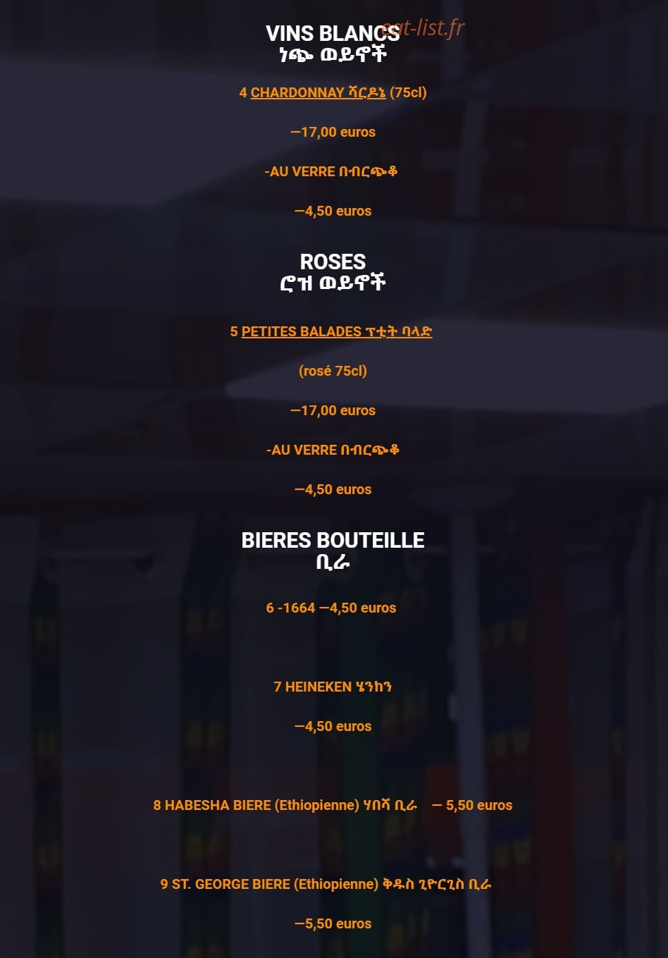 Restaurant Enat — carte page 7