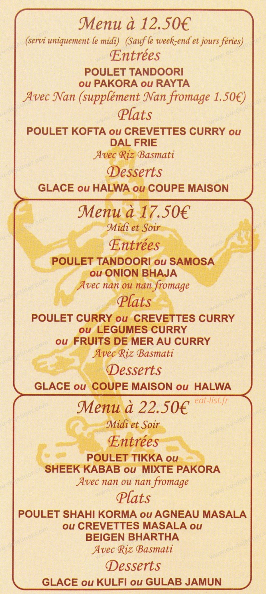Restaurant Neelkanth — carte page 5