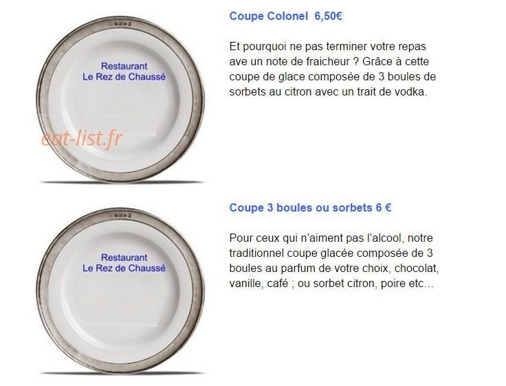 Rez de chaussée — carte page 6