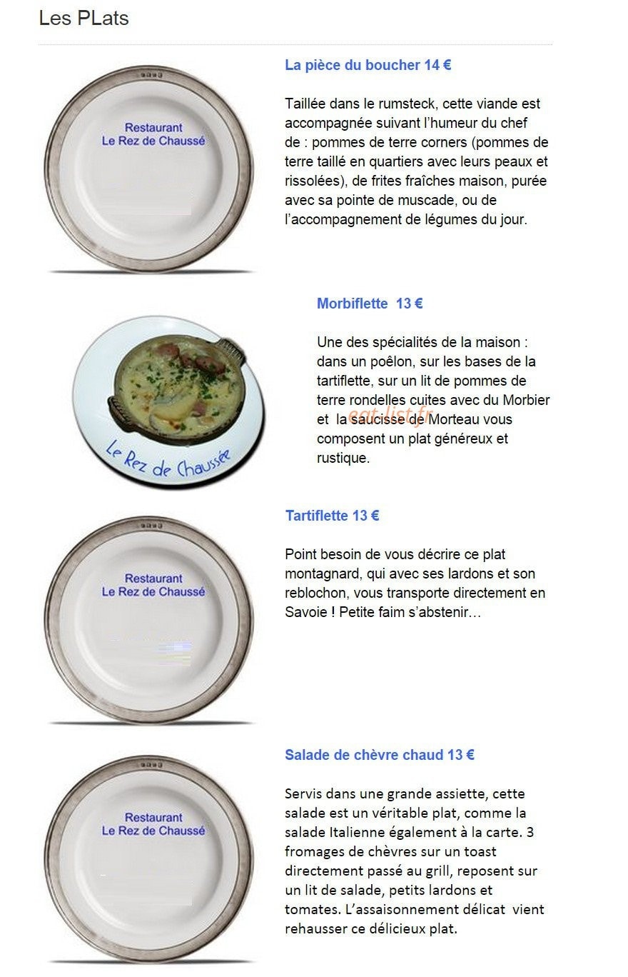 Rez de chaussée — carte page 3