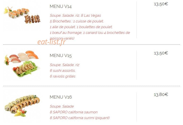 Saporo — carte page 8
