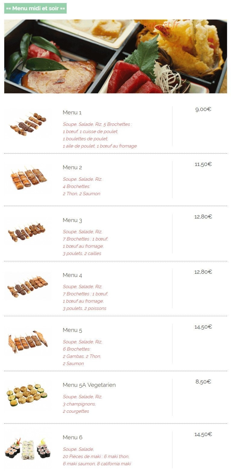 Saporo — carte page 2