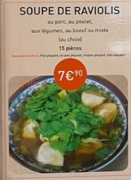 Saveurs du Levant — carte page 9