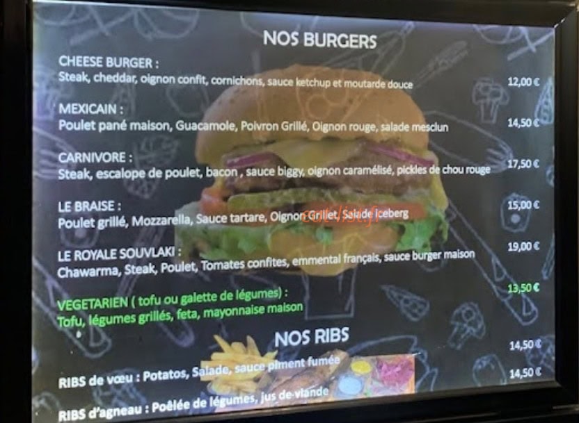 Souvlaki grill — carte page 4
