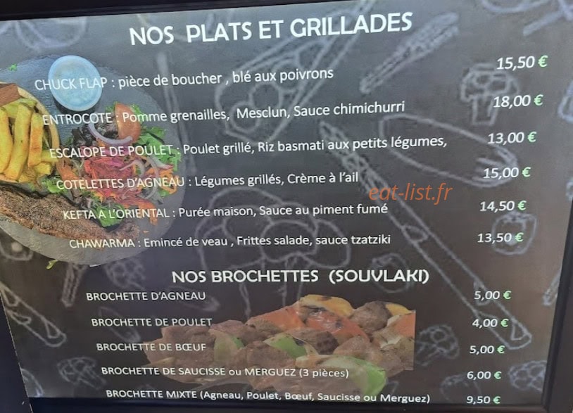 Souvlaki grill — carte page 2