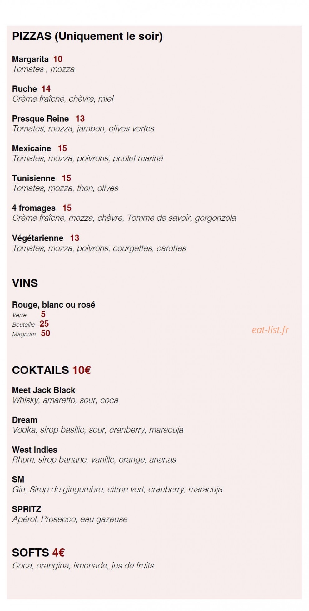 Sur le toit — carte page 1
