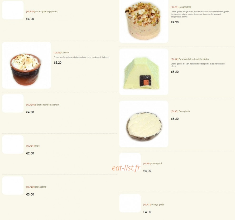 Sushi 14. — carte page 9