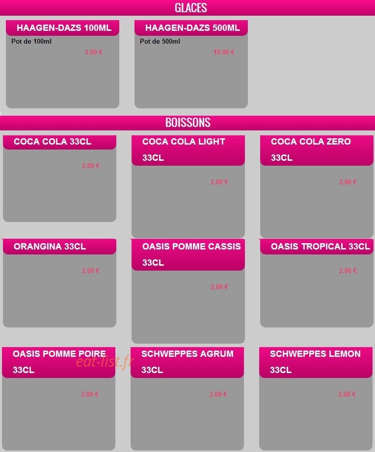 Sushi By Night — carte page 15