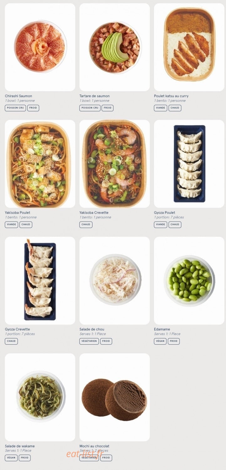 Sushi Daily — carte page 4