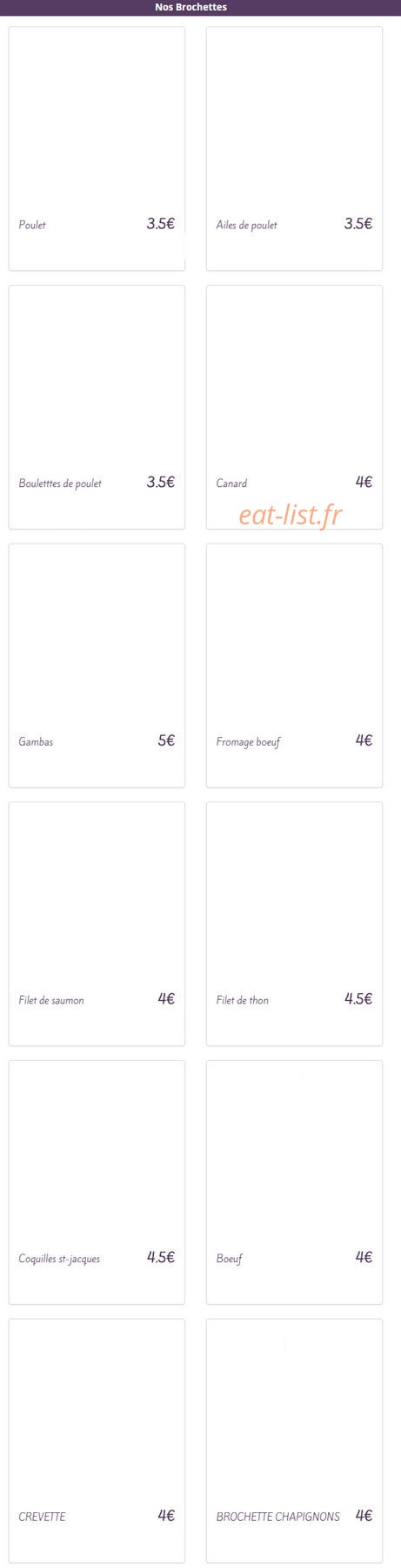 Sushi Home — carte page 10