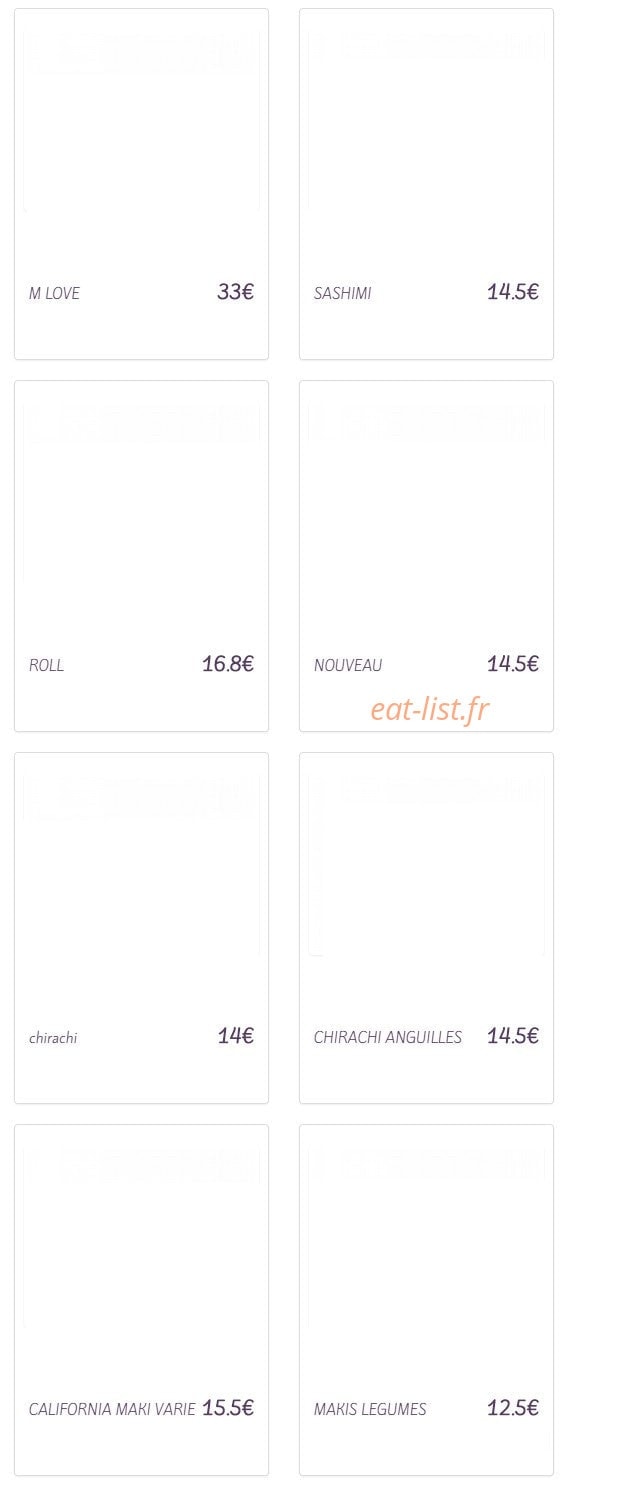 Sushi Home — carte page 4